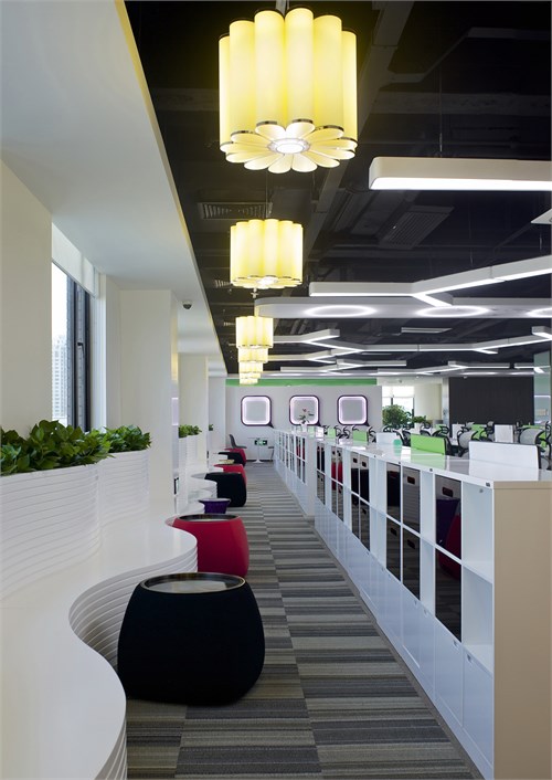 腾讯科技(北京)希格玛大厦4F办公区装修工程_美国室内设计中文网